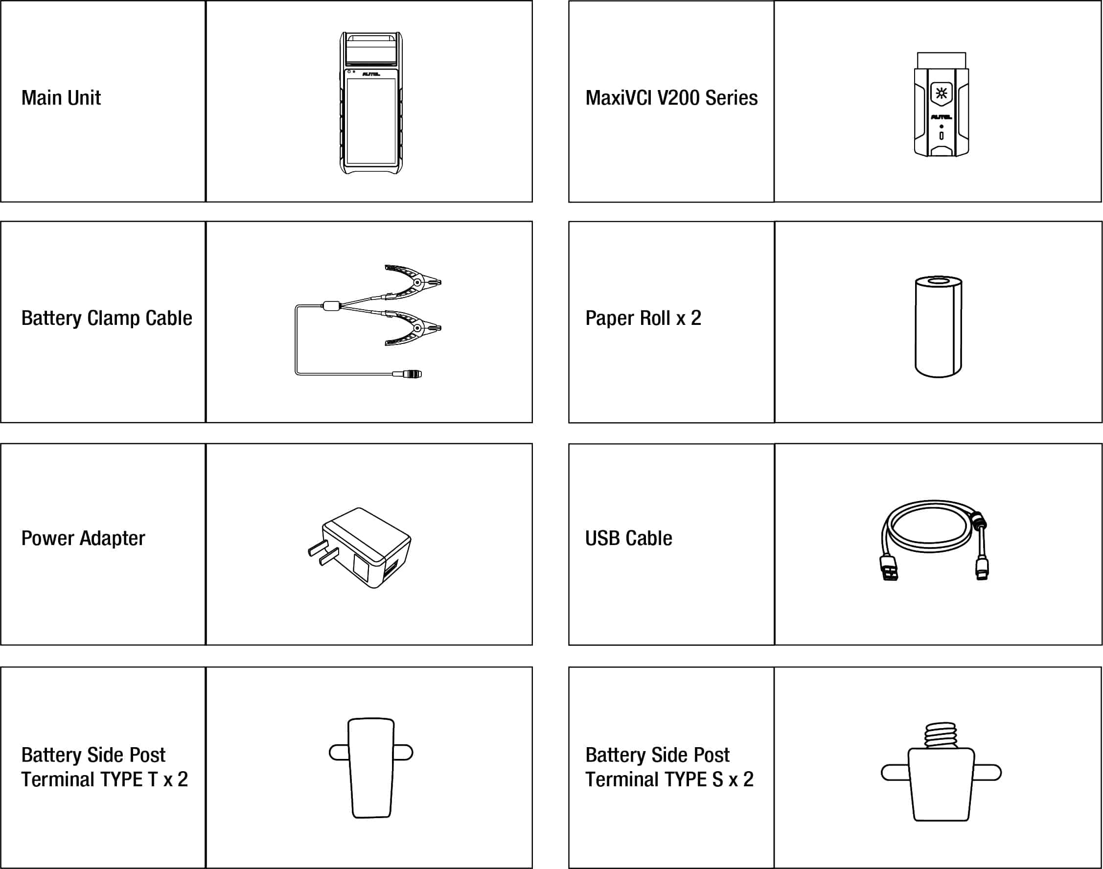 Accessories Autel MaxisBas BT608