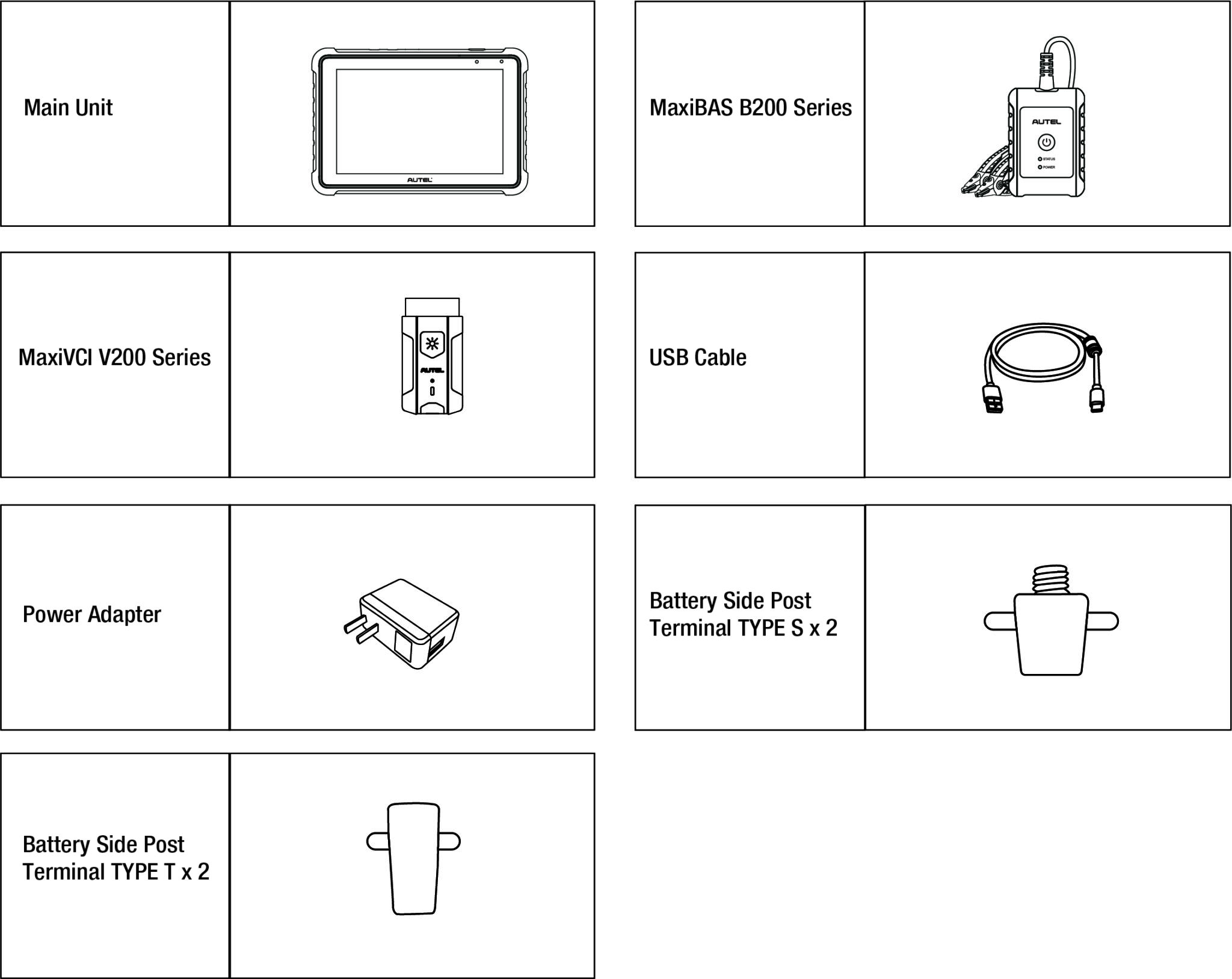 Accessories Autel MaxiBAS BT609