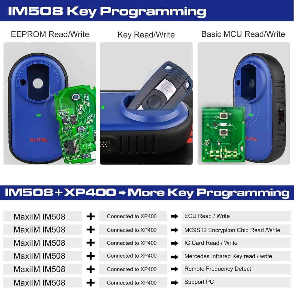 IM508 Key Programming IM508 + XP400 (more key programming)