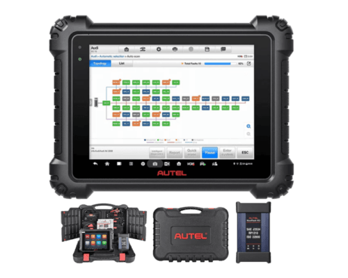 Wide range of vehicle coverage including domestic, Asian, and European vehicles - Autel MaxiSYS MS909