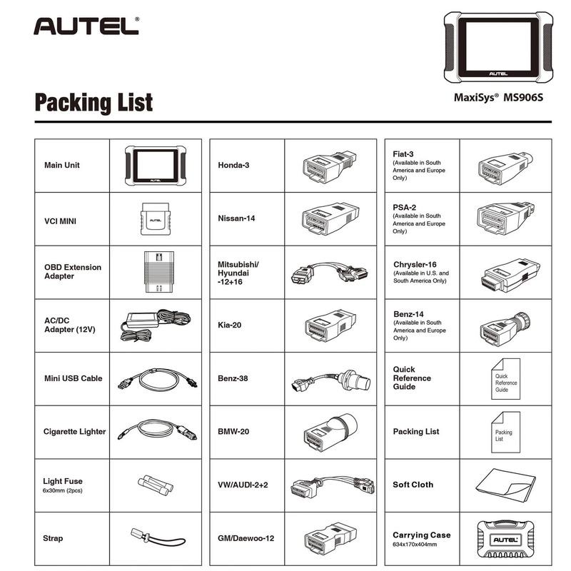 Accessories Autel MaxiSys MS906S